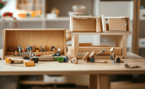 Czy zabawki Montessori muszą być drewniane?